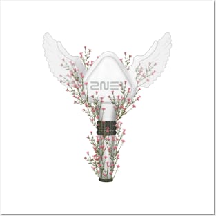 2NE1 Floral Lightstick Posters and Art